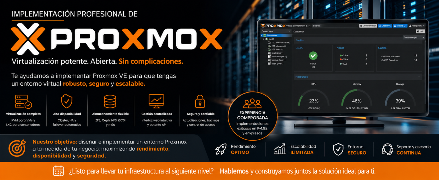 Consultor Proxmox Bogotá